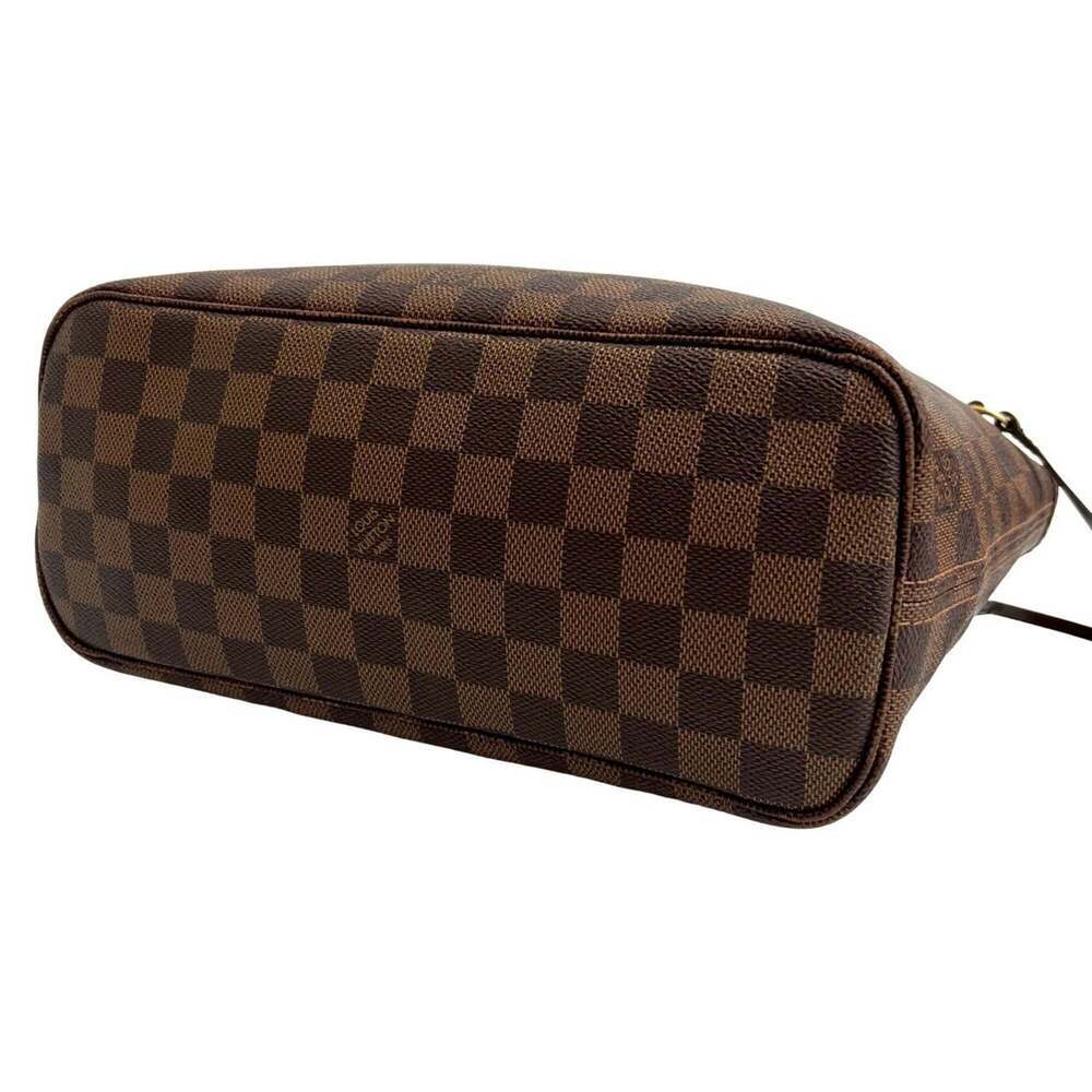 LOUIS VUITTON Brown Damier Leather Neverfull PM Shoulder Bag - Picture 8 of 10